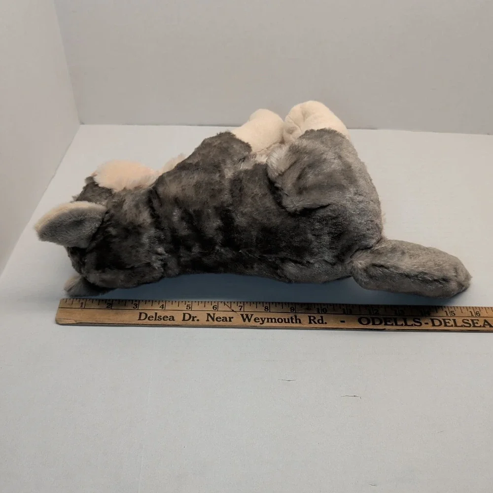 Wild Republic Grey Wolf Plush Realistic Pup Stuffed Animal Toy 12